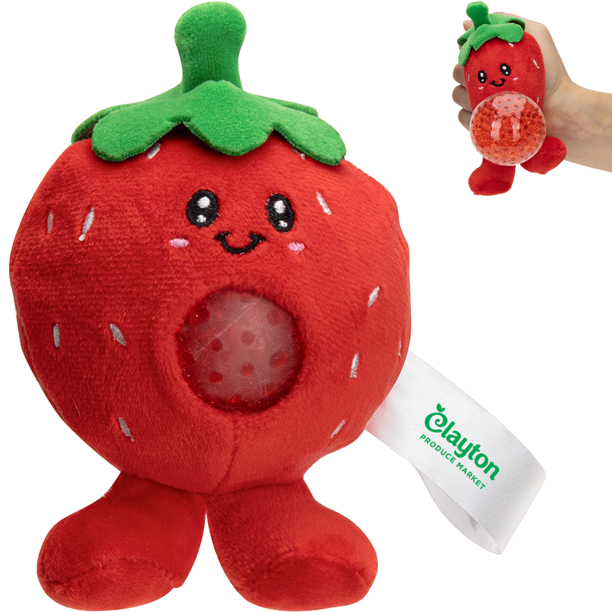 Product Photo 1 Strawberry Plush and Gel Stress Buster™