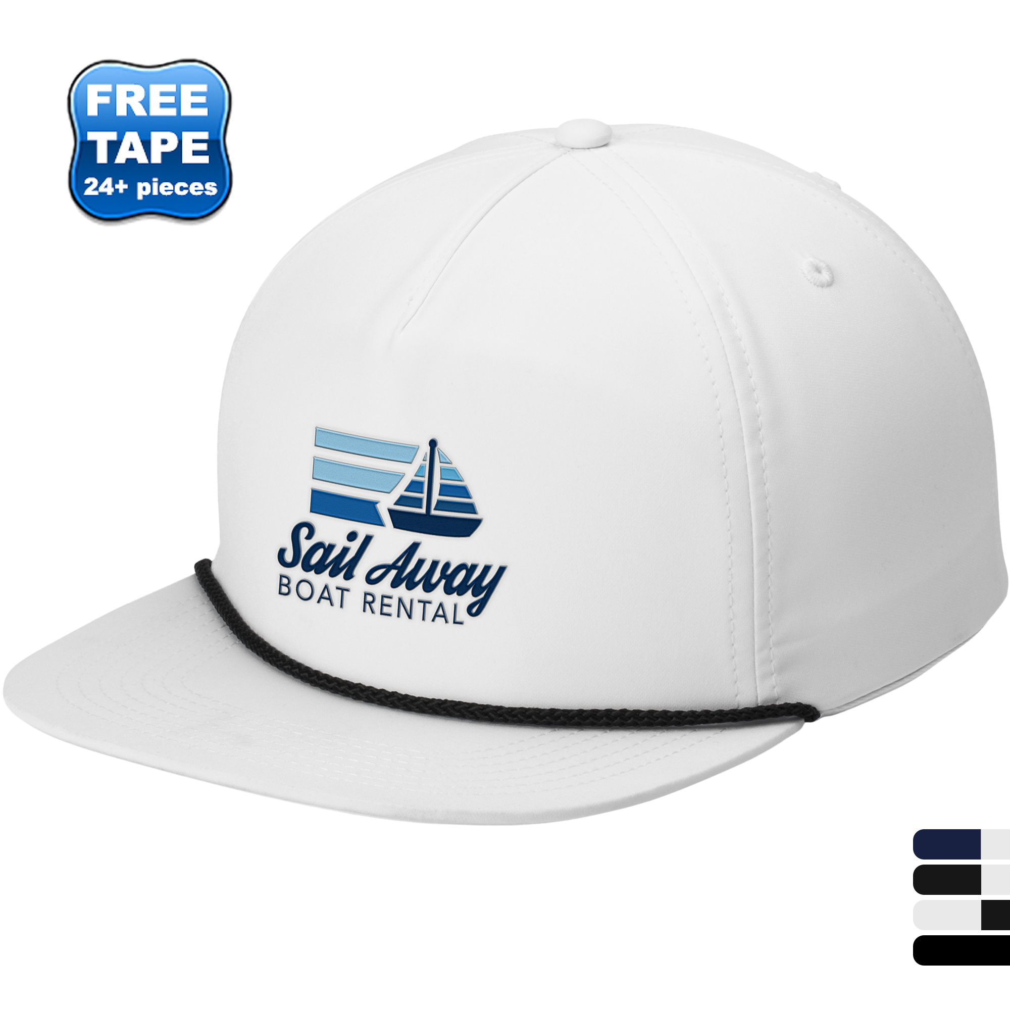 Product Photo 1 Port Authority® 5-Panel Unstructured Poly Rope Cap