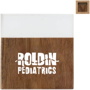 Acacia Wood and Resin Coaster - IL3213