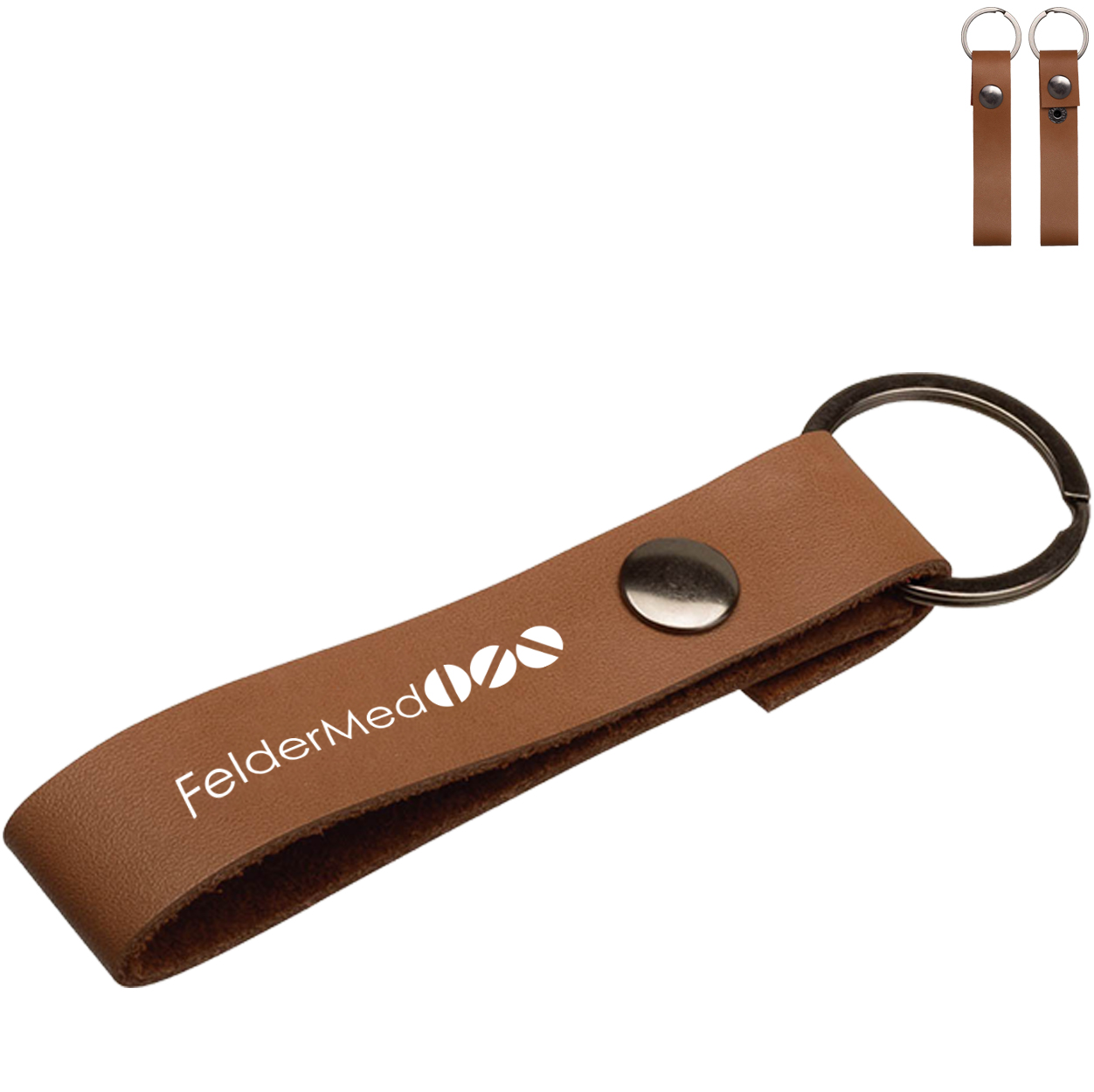 Product Photo 1 Leather Snap Keytag