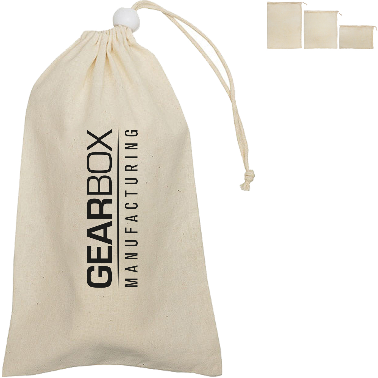 Product Photo 1 Reusable Cotton Mesh Produce Bag Set