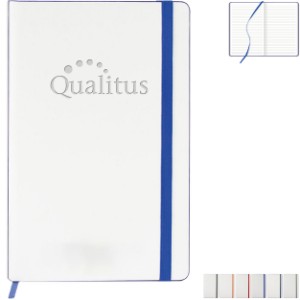 White Laser Medio White Pg Lined Journal - MG1908