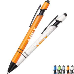 Austen Wheat Straw Retractable Stylus Pen - CLOSEOUT! - KR2180