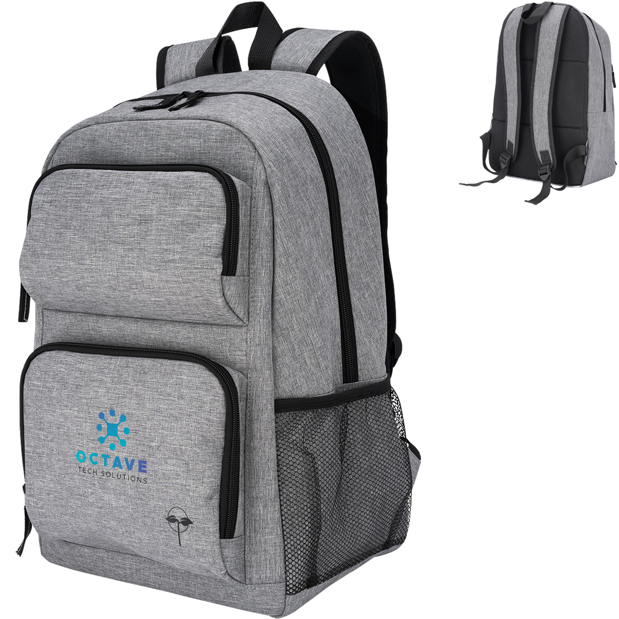 Product Photo 1 EarthTrendz™ 26L rPET Whitewater Laptop Backpack