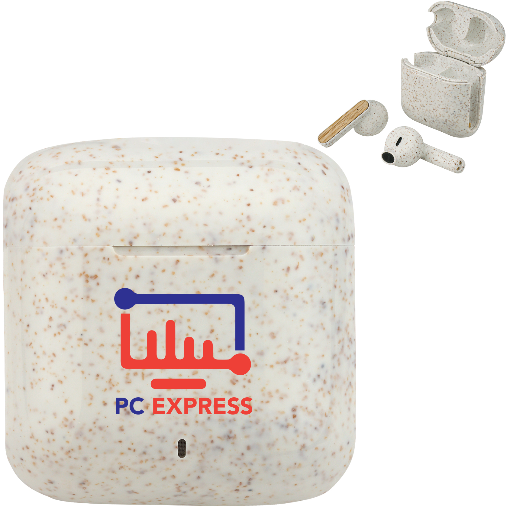 Product Photo 1 EarthTrendz™ Wheat Straw & Bamboo Earbuds & Case