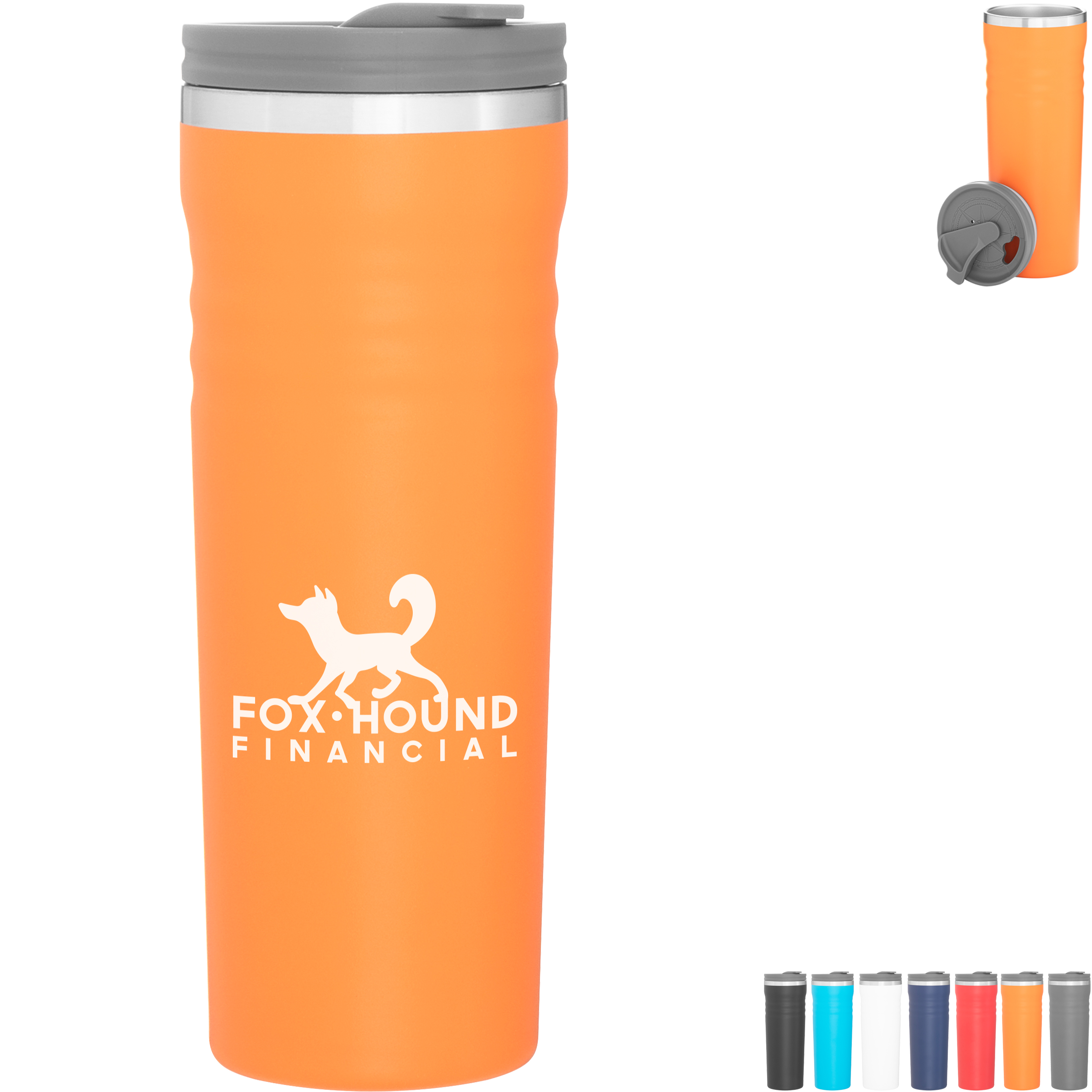 Product Photo 1 Meridian Double Wall Stainless Steel Tumbler, 16.9oz.