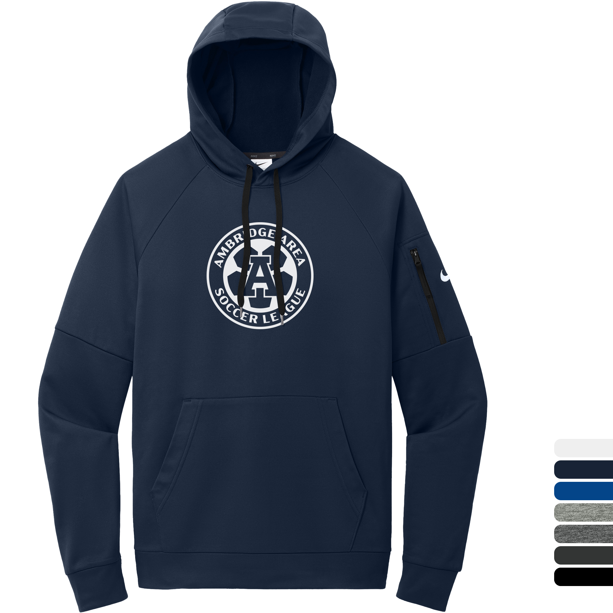 Product Photo 1 Nike® Therma-FIT Pocket Pullover Fleece Unisex Hoodie