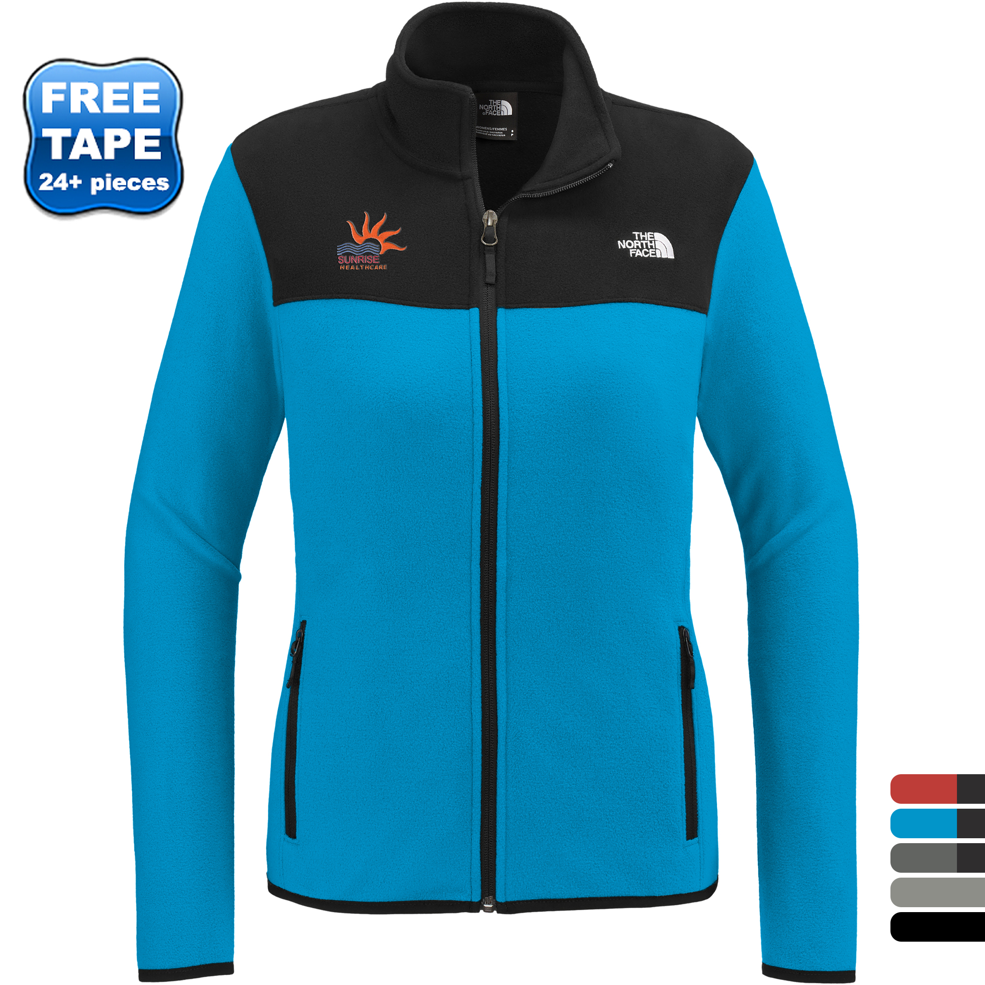 Product Photo 1 The North Face® Glacier Recycled Polyester Full-Zip Fleece Ladies' Jacket