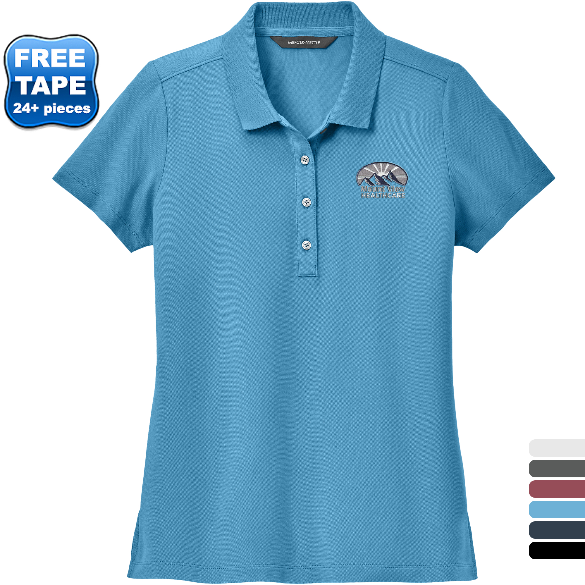Product Photo 1 MERCER+METTLE™ Stretch Tri-Blend Pique Ladies' Polo
