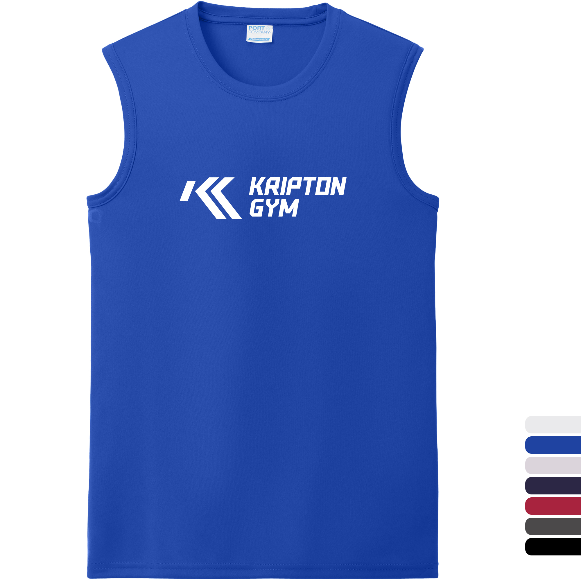 Product Photo 1 Port & Company® Performance Polyester Men's Sleeveless Tee