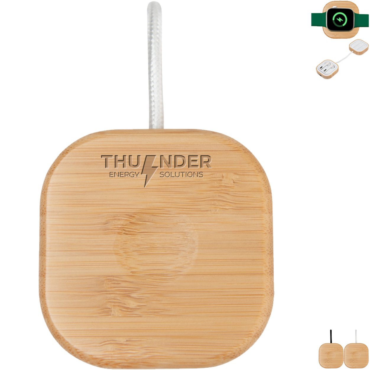 Product Photo 1 Bamboo Wireless Earbuds & Watch Charger