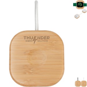 Bamboo Wireless Earbuds & Watch Charger - HT6331