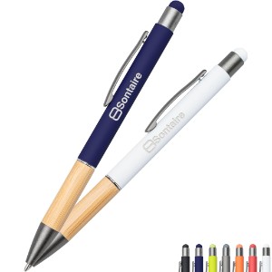 Assia Metal Pen with Bamboo Grip - KR2225