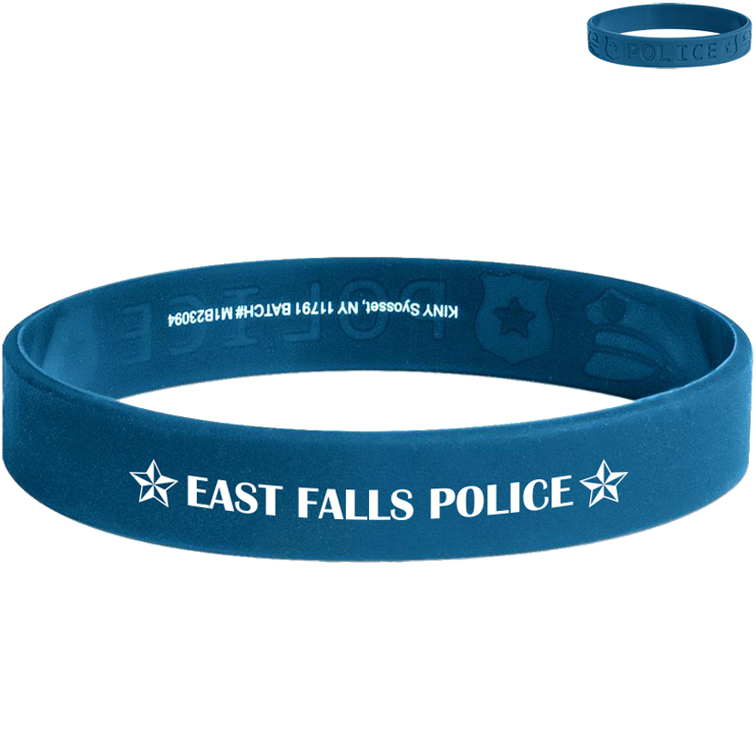 Product Photo 1 Police Safety Silicone Bracelet