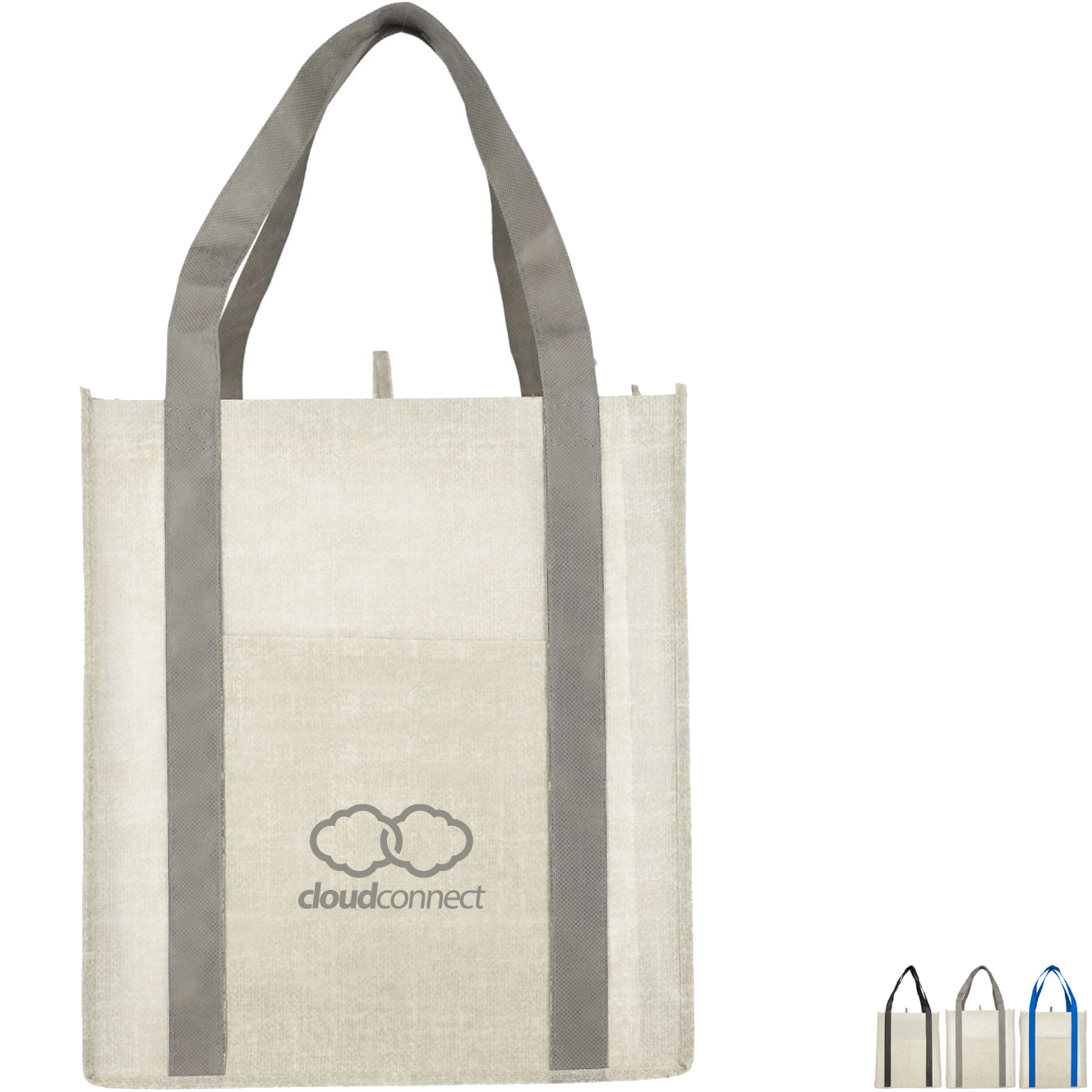 Product Photo 1 Neptune Recycled Non-Woven Grocery Tote
