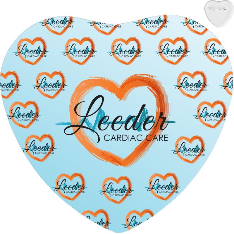 Product Photo 1 Heart Buttons, 2"