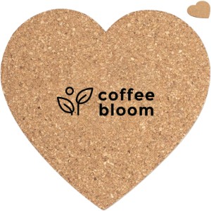 Heart Cork Coaster - WO2523