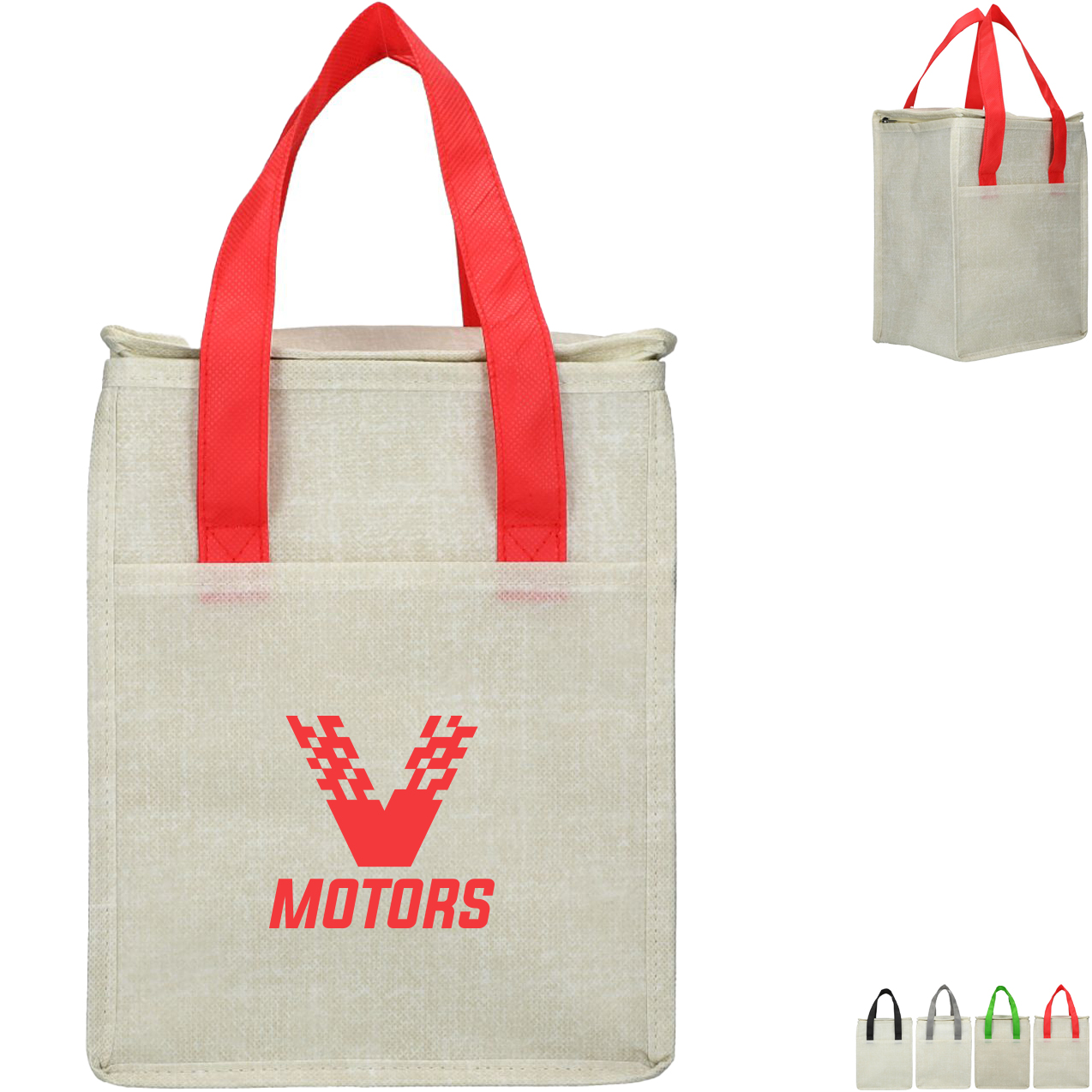 Product Photo 1 Ares Recycled Non-Woven 12 Can Cooler