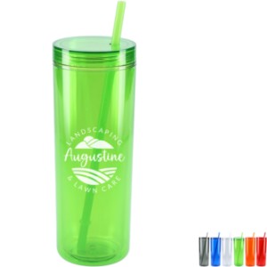 Chroma Recycled Acrylic Straw Tumbler, 16oz. - BT2119