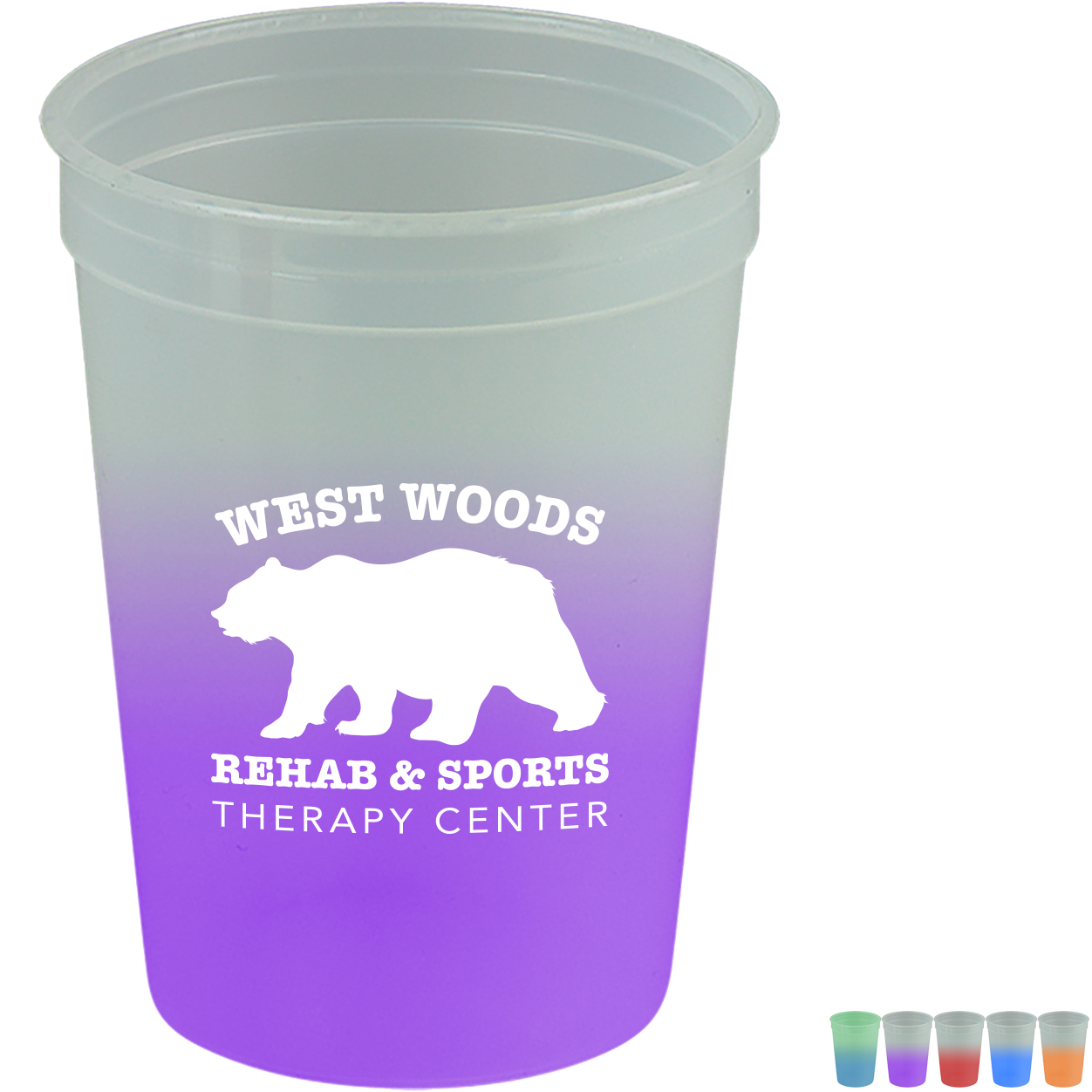 Product Photo 1 Cups-On-The-Go Cool Color Change Stadium Cup, 12oz.