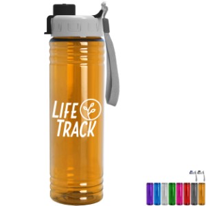 Slim Fit Water Bottles With Quick Snap Lid, 24oz. - GY8333