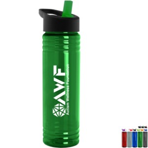 Slim Fit UpCycle RPET Bottles With Flip Straw Lid, 24oz. - GY8338