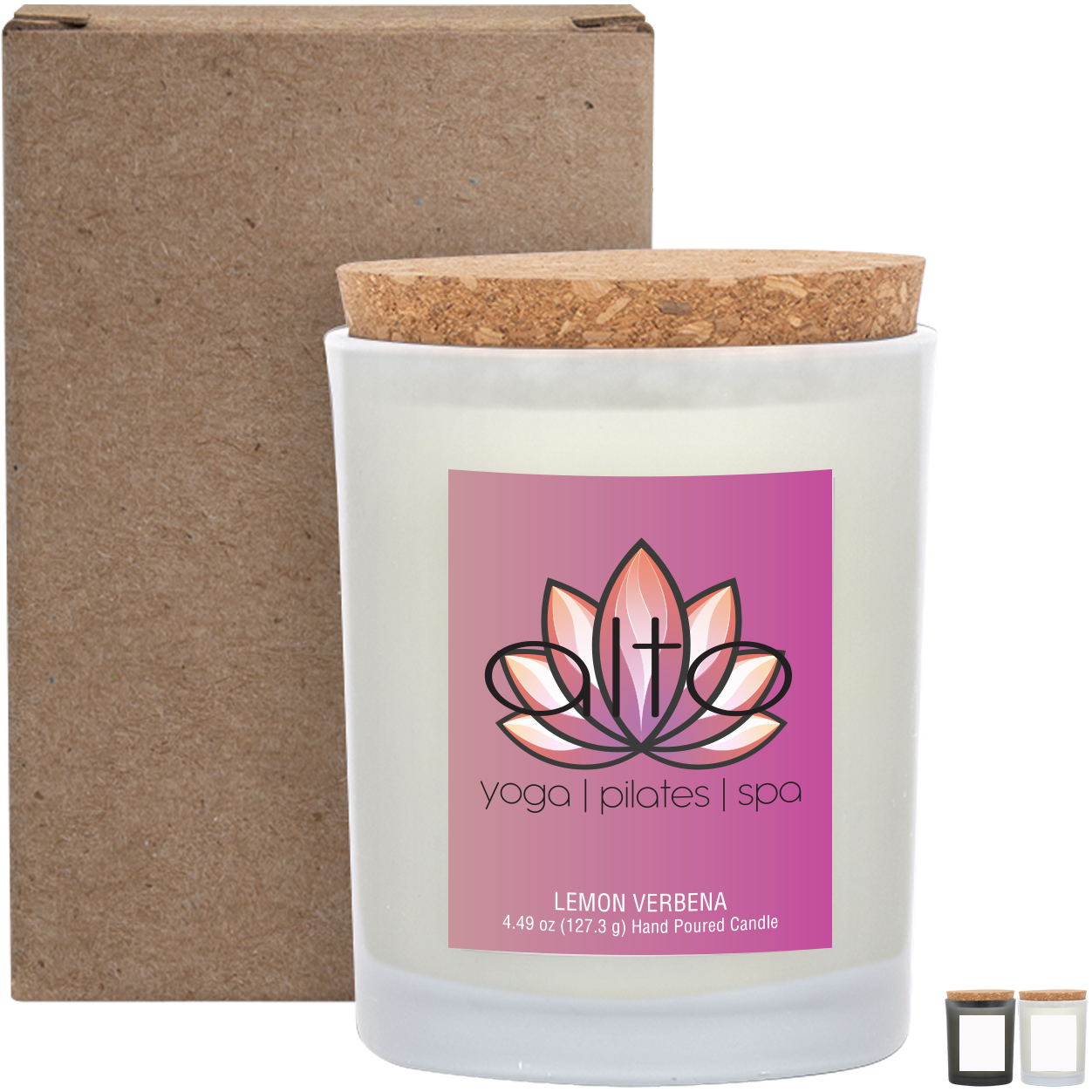 Product Photo 1 Niva Frosted Candle w/ Cork Lid