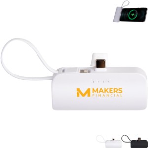 Pill Power Bank w/ Phone Stand, 5000mAh - CF4615