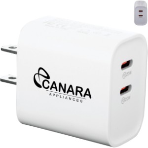 Dual 20W USB-C PD Charger - CF4609
