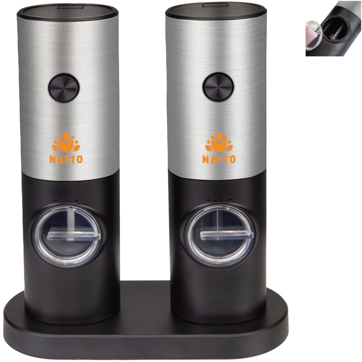 Product Photo 1 Electric Salt & Pepper Grinder Set