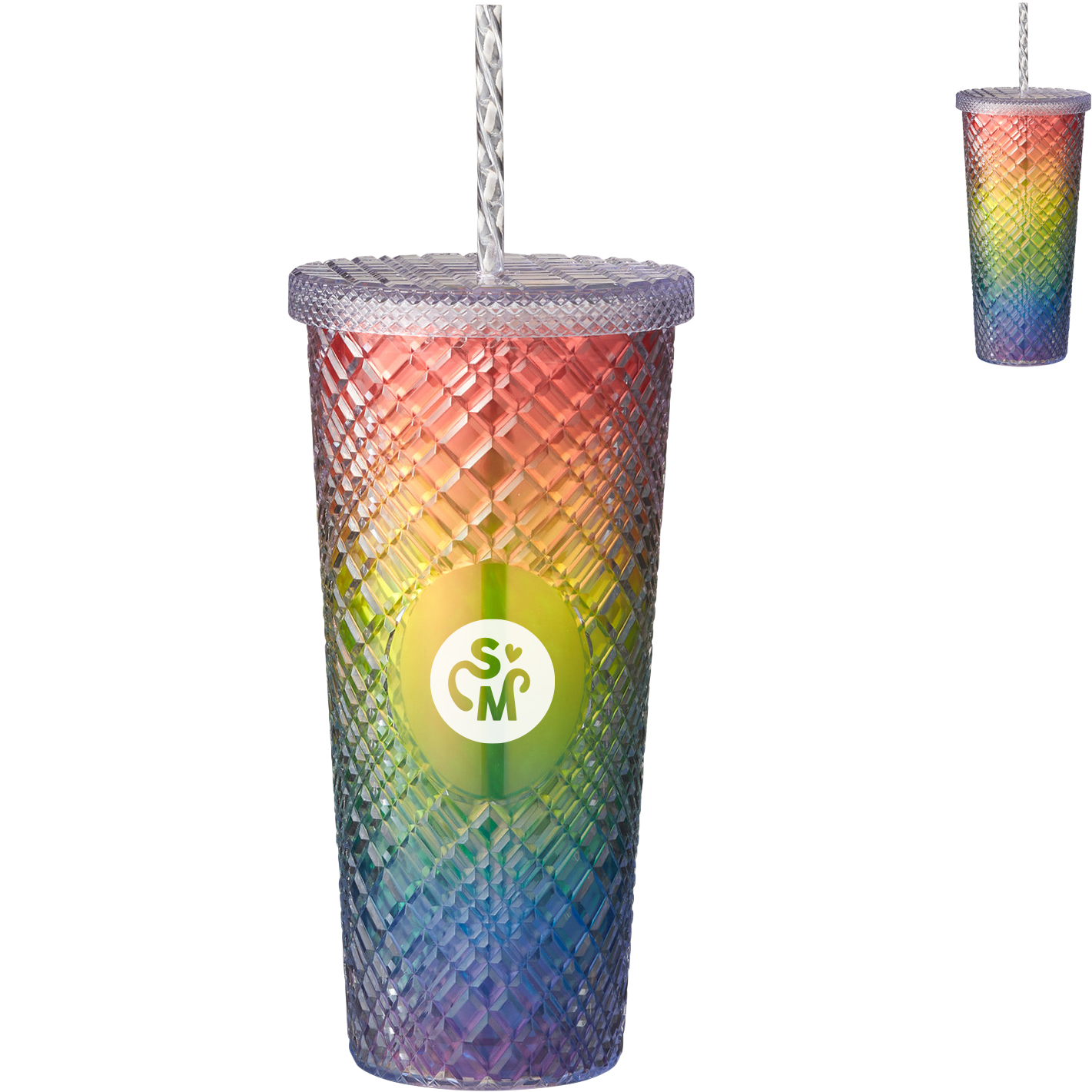 Product Photo 1 Sparkle Straw Tumbler, 22oz.