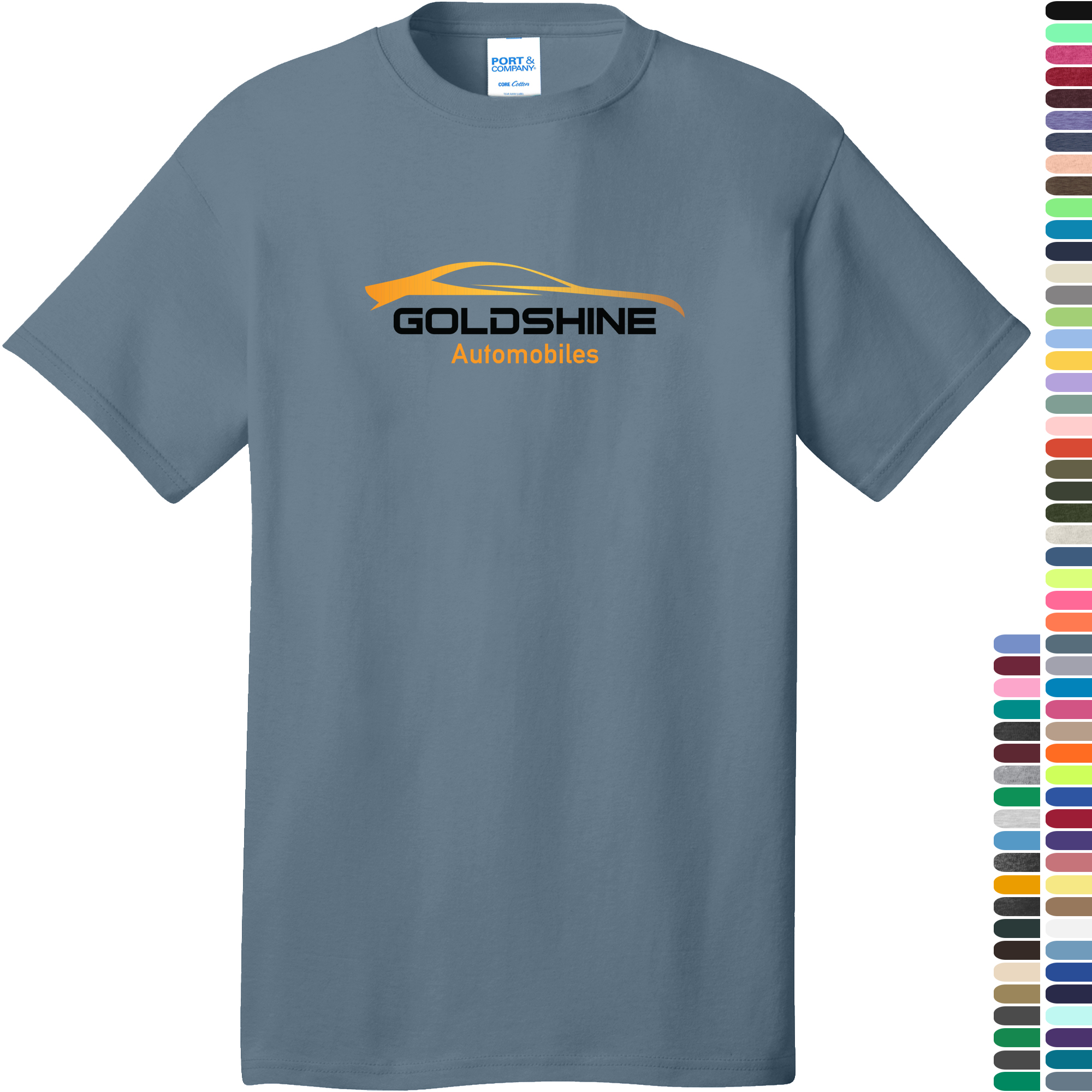 Product Photo 1 Port & Company® 100% Cotton Full Color Men's Tee