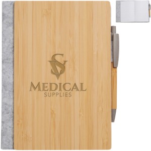 Econscious Grove Refillable Bamboo Notebook & Pen - PM8942