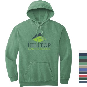 Comfort Colors® Ring Spun Cotton/Poly Full Color Unisex Hooded Sweatshirt - WJ6948