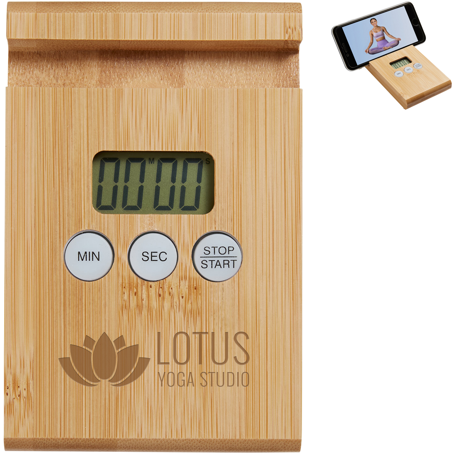 Product Photo 1 Home & Table Bamboo Timer & Stand