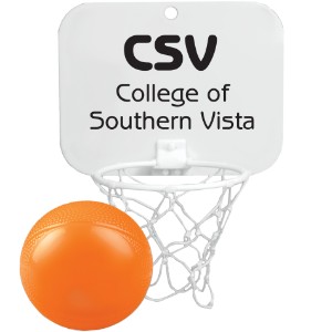 Mini Backboard with Unimprinted Basketball - GX2705