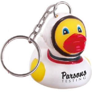 Astronaut Rubber Duck Key Chain - AN1400