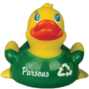 Recycle Go Green Rubber Duck - AN1510
