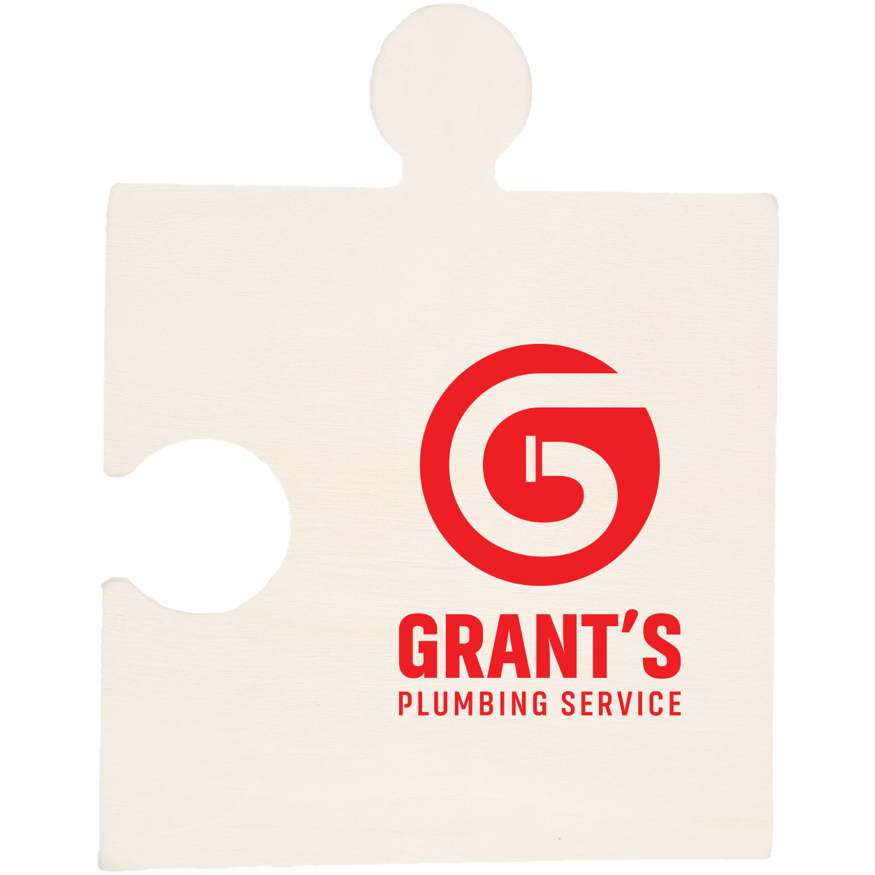 Product Photo 1 Wooden Puzzle Piece Shape Coaster