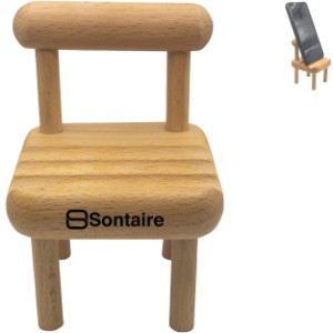 Wooden Chair Phone Holder - AF2513