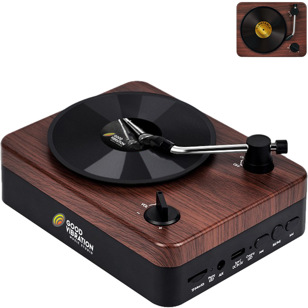 Product Photo 1 Turntable Bluetooth Speaker