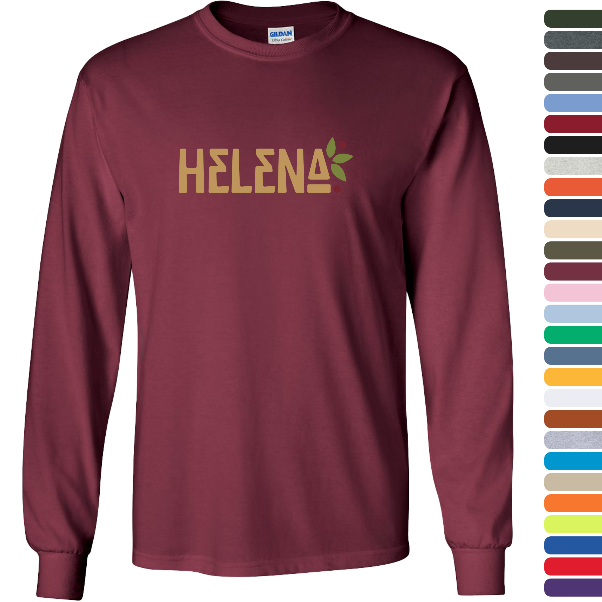 Product Photo 1 Gildan® Ultra Cotton® 100% Cotton Full Color Unisex Long Sleeve Tee