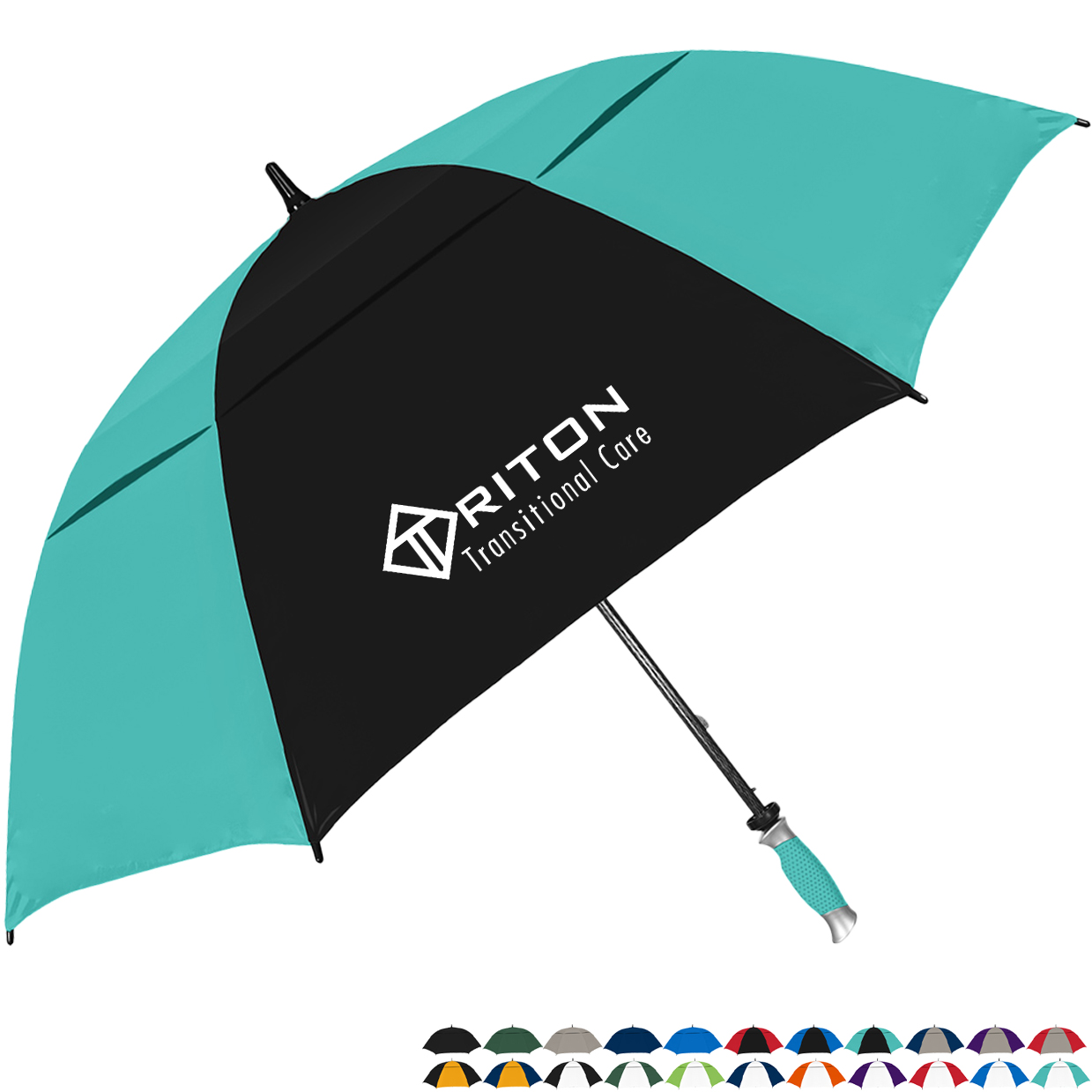 Product Photo 1 Vented Typhoon Tamer Golf Umbrella, 62" Arc