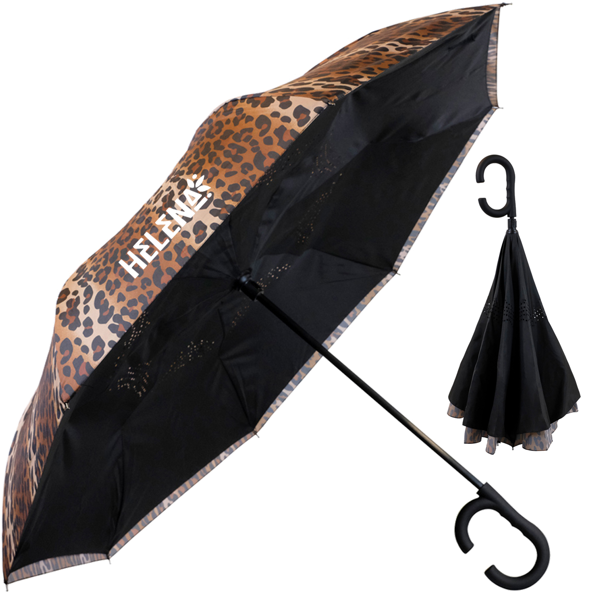 Product Photo 1 Leopard ViceVersa Inverted Umbrella, 46" Arc