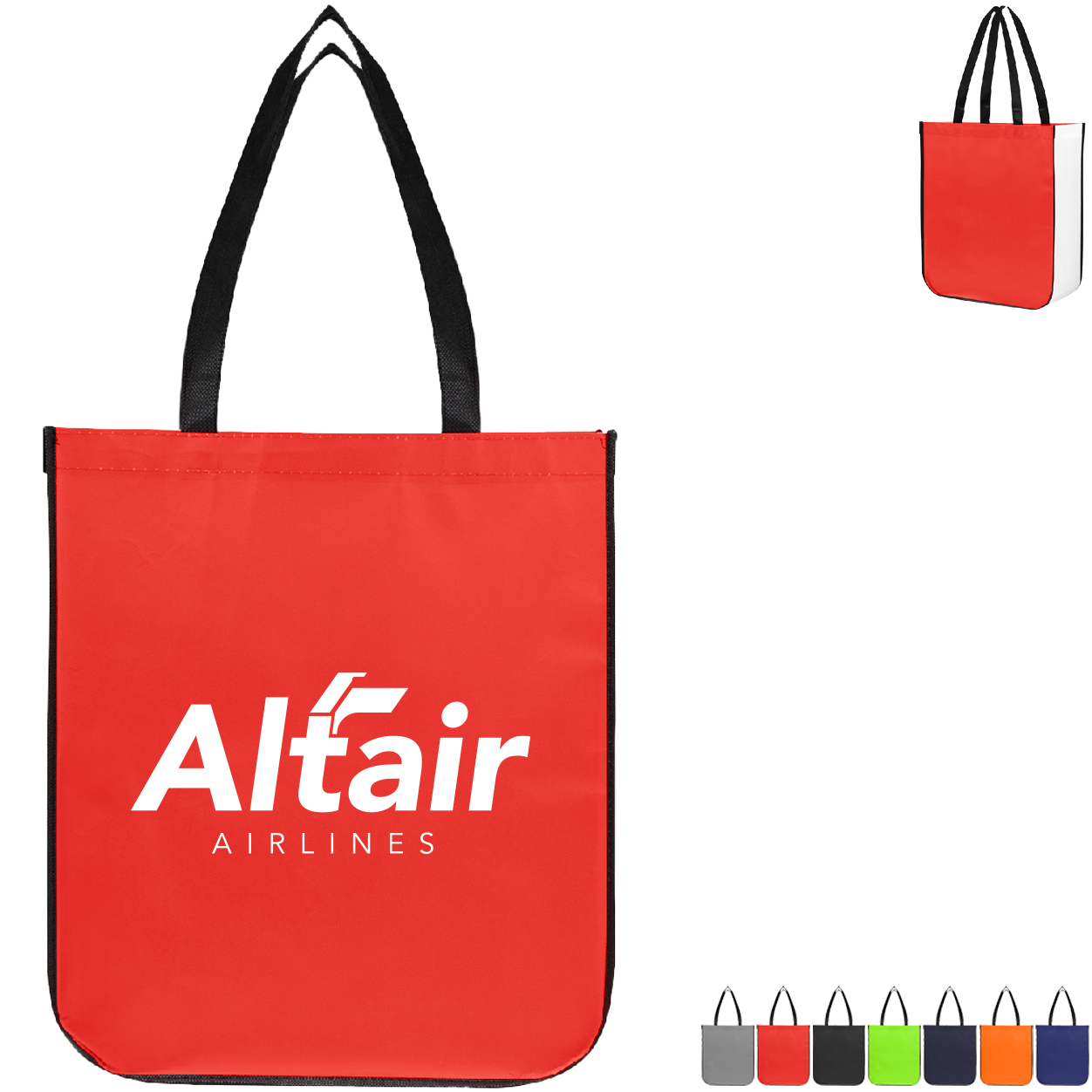 Product Photo 1 Jumbo Lola Laminated Non-Woven Tote Bag w/ 100% rPET Material
