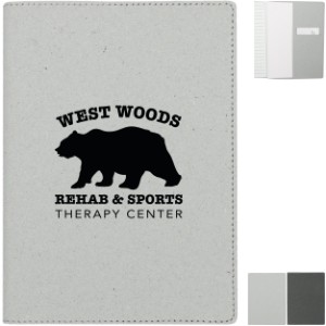 Rochester Recycled Leather Journal, 5" x 7" - HT6359