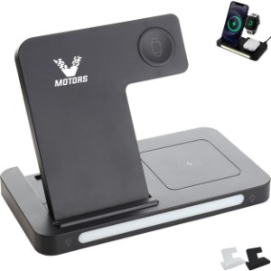 Wireless 3-in-1 Charging Station with Adjustable Light - TX6200