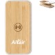 Wireless Quick Charging Bamboo Power Bank, 10000mAh