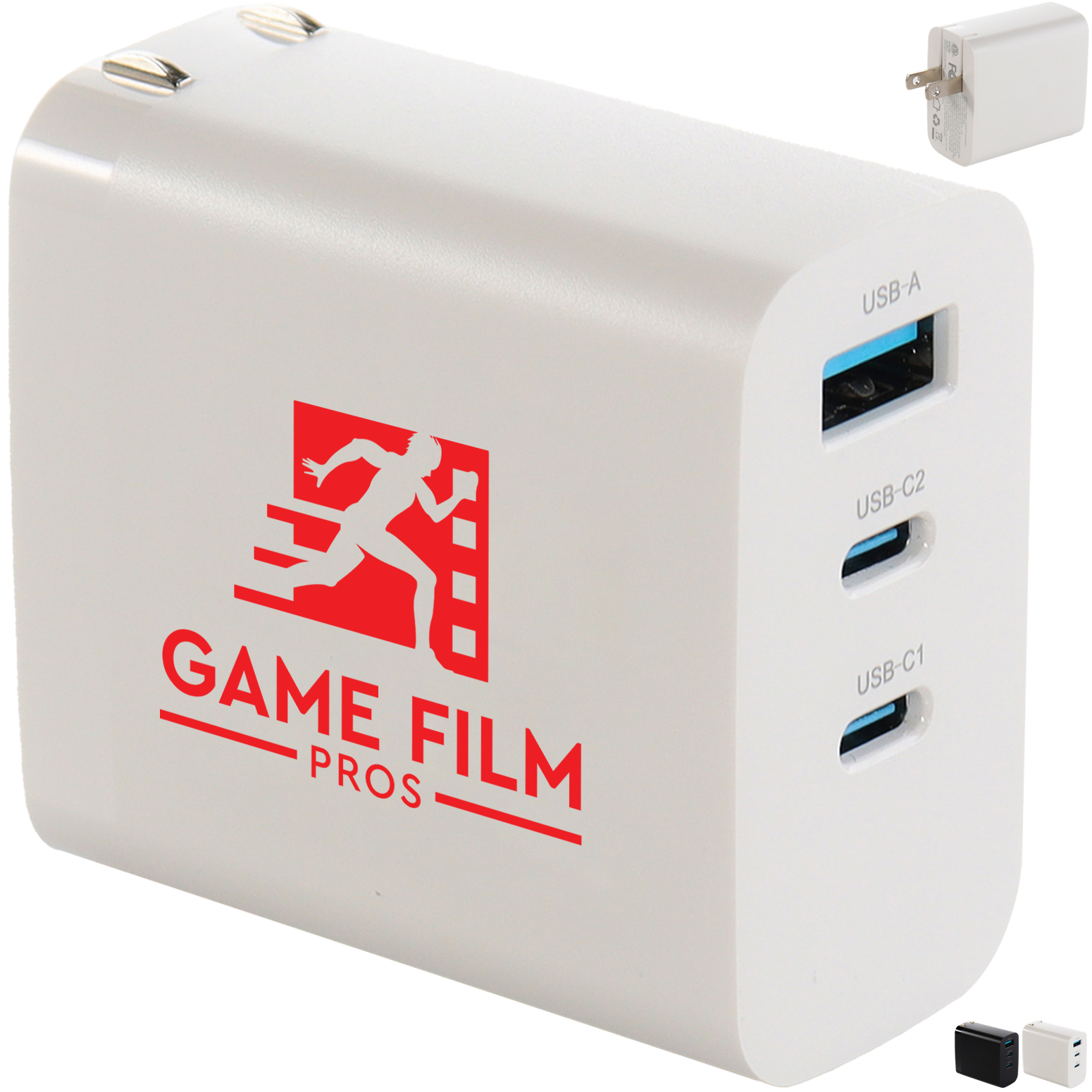 Product Photo 1 Superdapter Dual Port Flat Wall Adapter, 65W