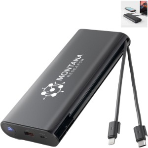 Voyage Laptop Charging Power Bank with Built-In Cables, 25000mAh - TX6229